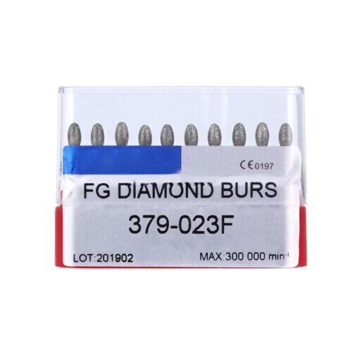 Dental High Speed Handpiece Diamond Burs Fine Cutting Drills 379-023F/368-023F