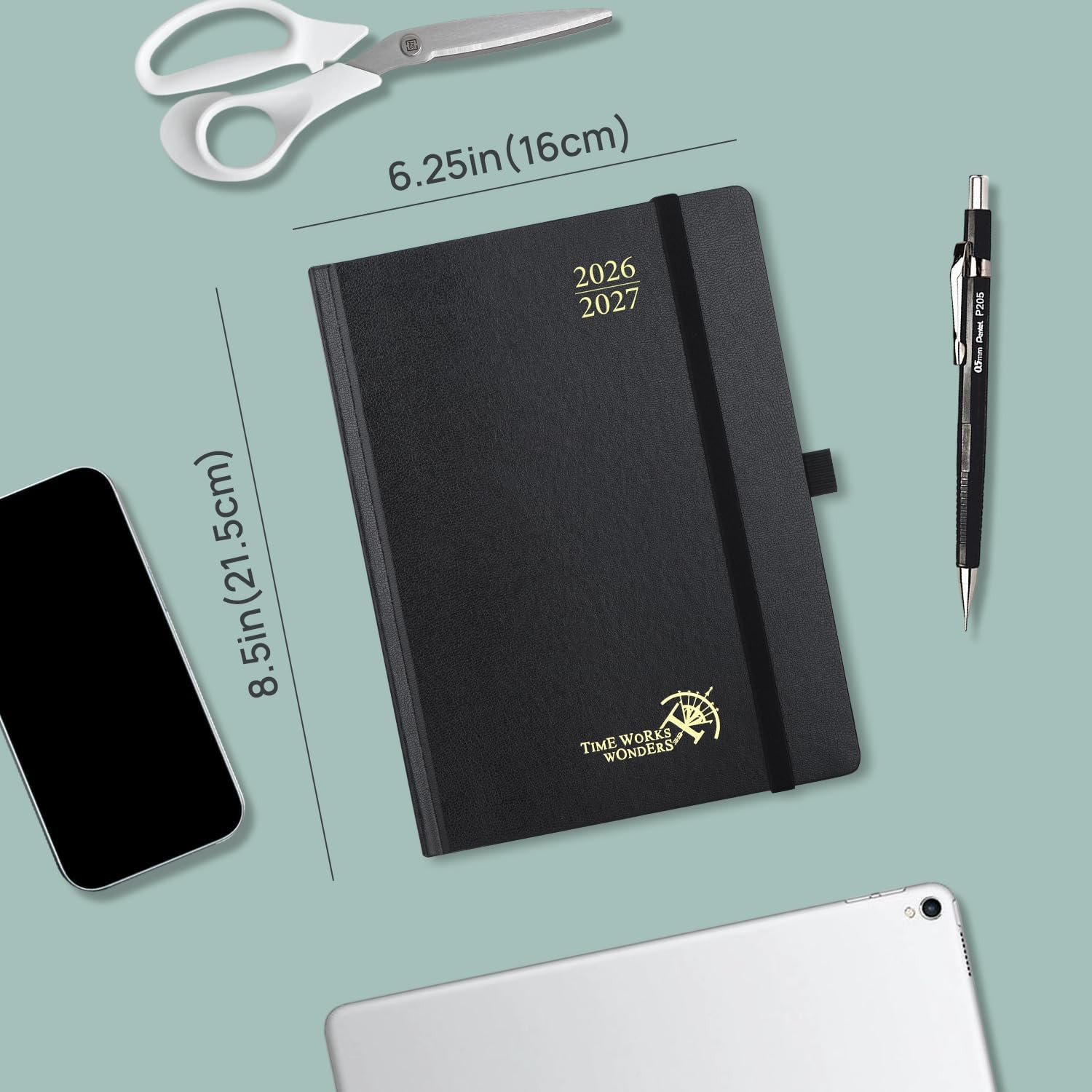 Monthly Planner 2026-2027, 6.25″ X 8.5″, 18 Month (Jul 2026 – Dec 2027) Calendar