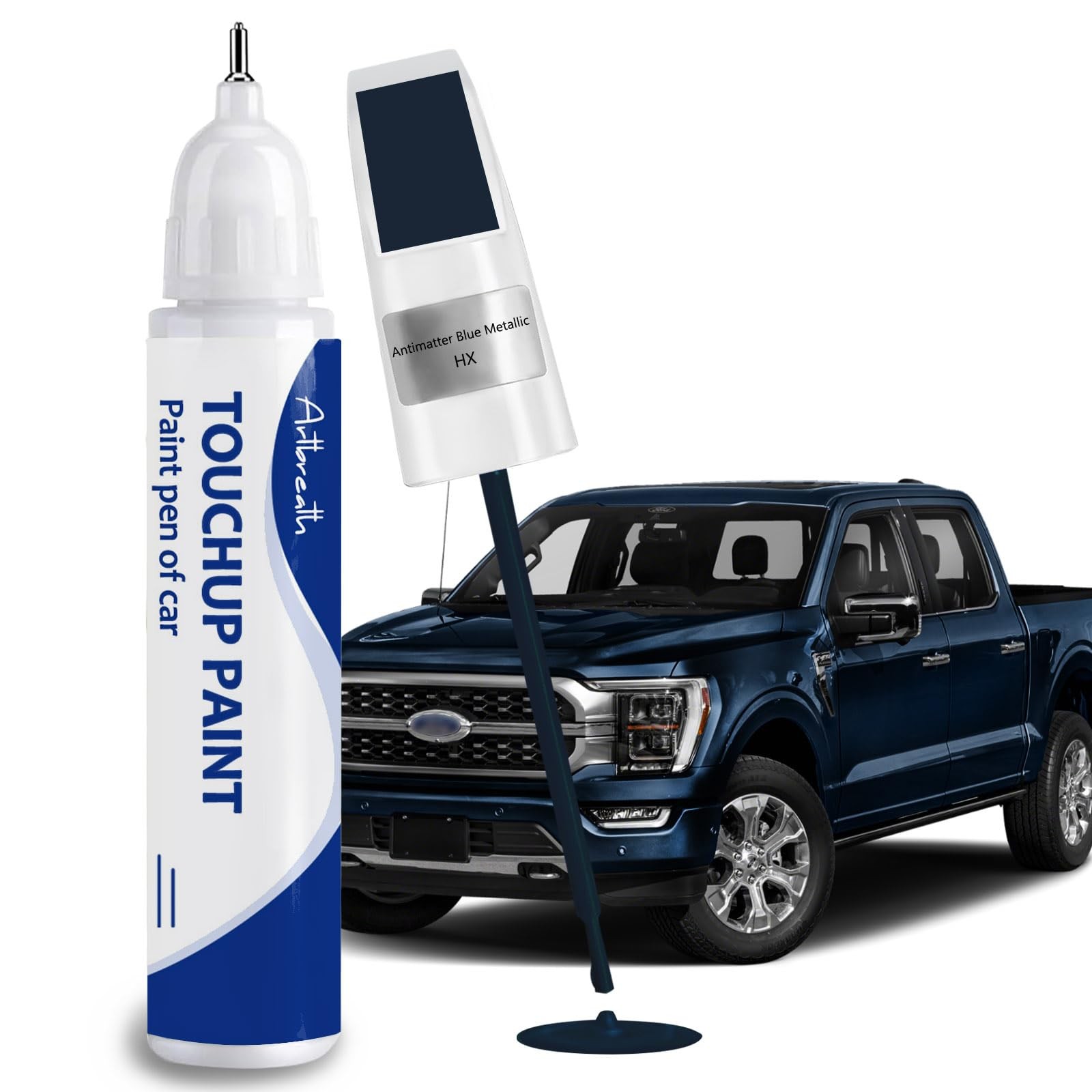 Touch Up Paint Antimatter Blue Metallic 0.4 Fl Oz for Ford F-150/Mustang