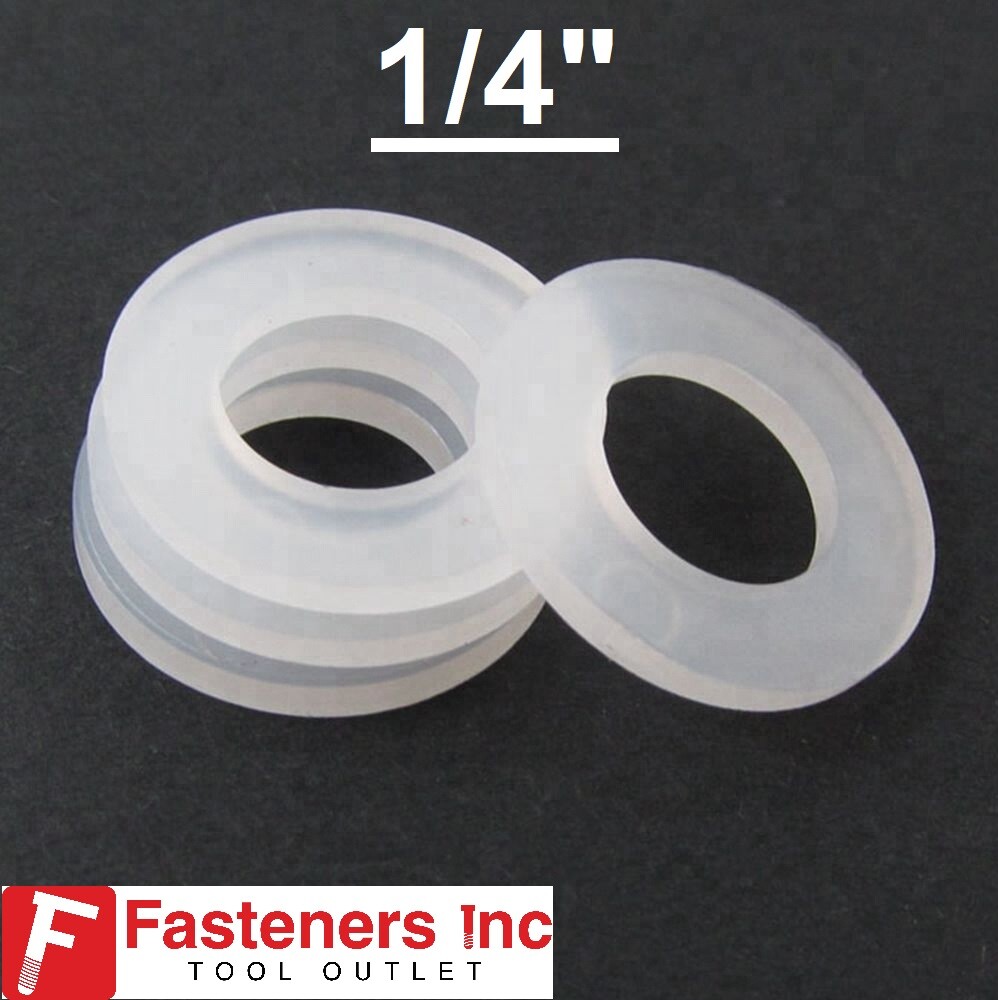 1/4″ Nylon Flat Washers (Choose Qty) A0005659 11/16″ OD .065 Thick