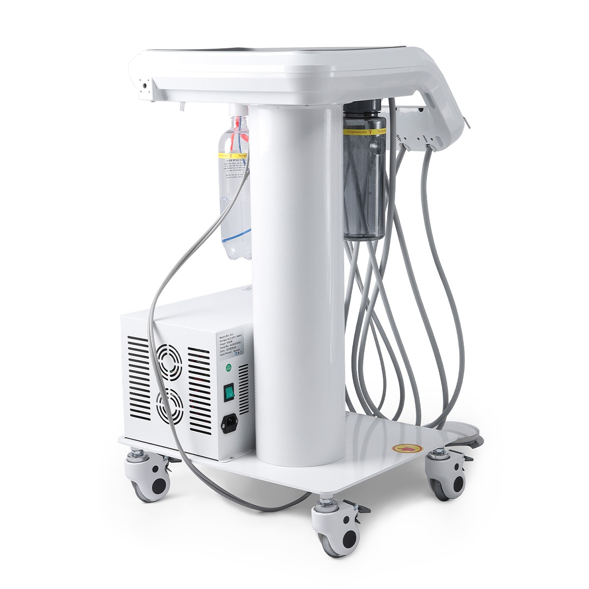 360° Swivel Dental Hygiene Prophy Handpiece Air Motor 4 Holes W/ 4:1 Nose Cone