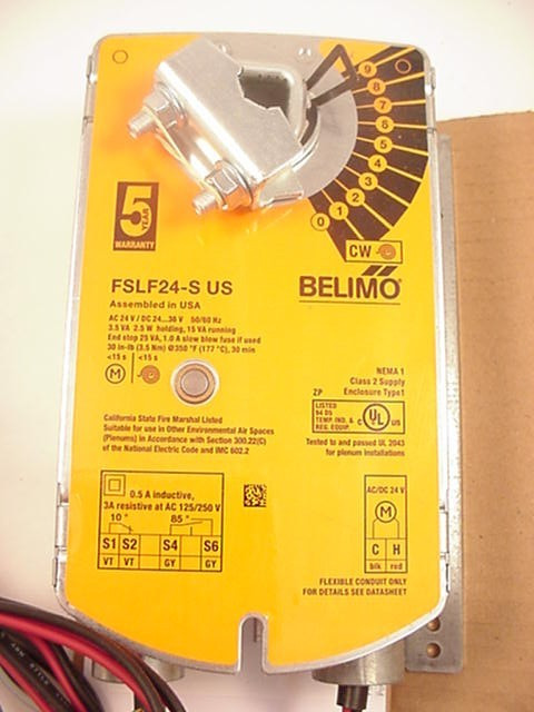 Belimo FSLF24-S US Actuator NEW Ships on the Same Day of the Purchase