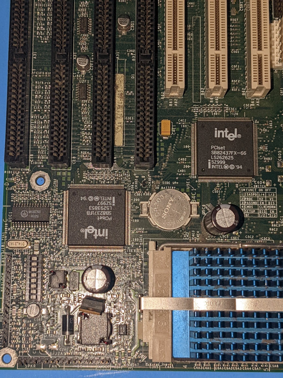 Vintage Intel PBA-634383-808 4 ISA Motherboard PCI set