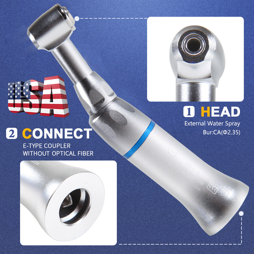 NSK Style Dental Low Speed Handpiece / Fiber Optic E-generator LED Turbine 4Hole
