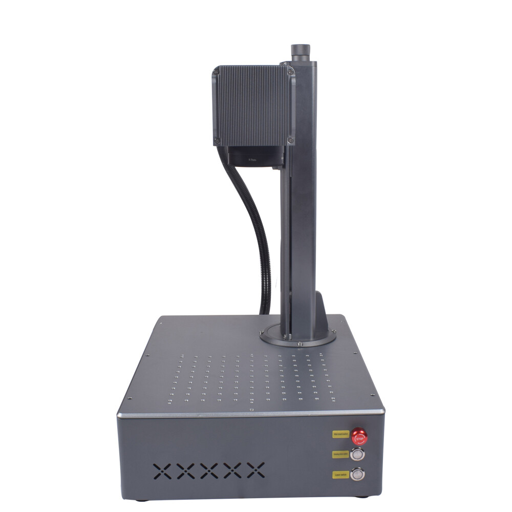 Auto Focus 100W JPT Mopa Fiber Laser Engraver Machine Color Marking Electronic Z
