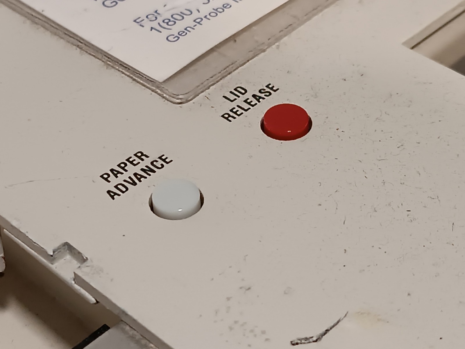 Gen‑Probe LEADER 50 luminometer analyzer w/ printer, 110V, as shown in pics