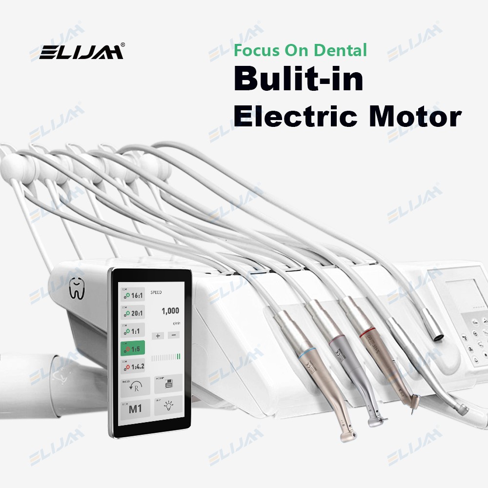 Dental Full Touch Screen Brushless Micromotor Built-in Electric Motor Portable