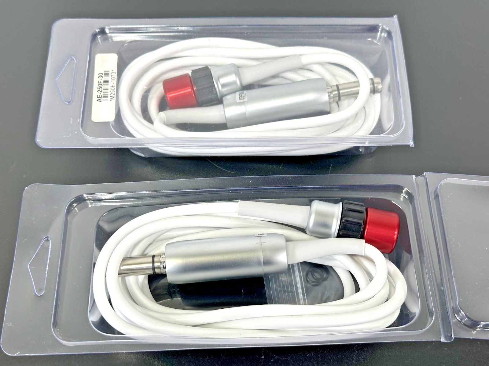 Lot of 2 Aseptico AE-250F-30 Dental Motor Cables With Handpiece Cord New