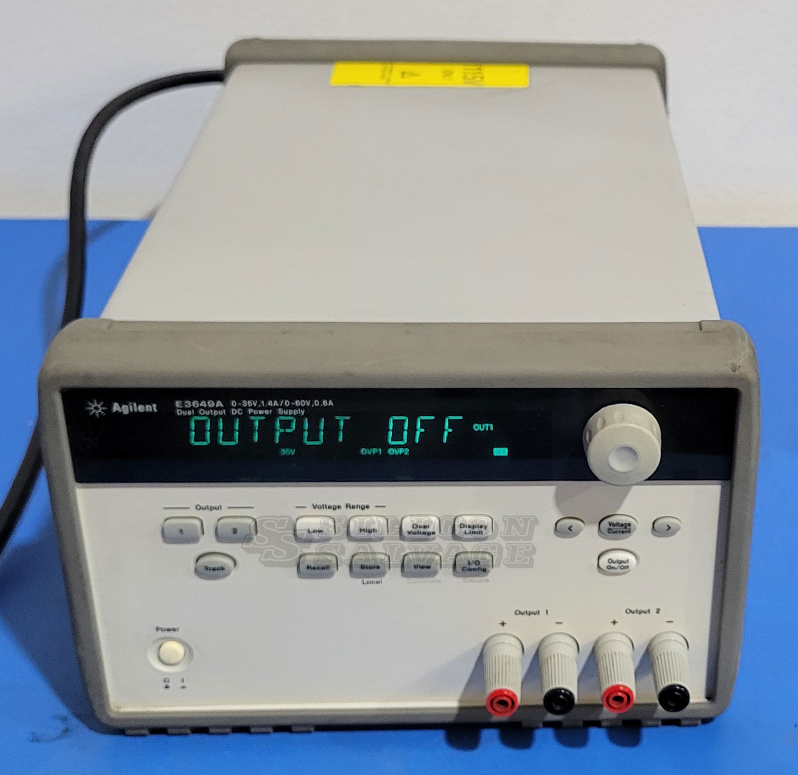 Agilent E3649A Dual Output DC Power Supply 100W / 0-35V, 1.4A/0-60V, 0.8a