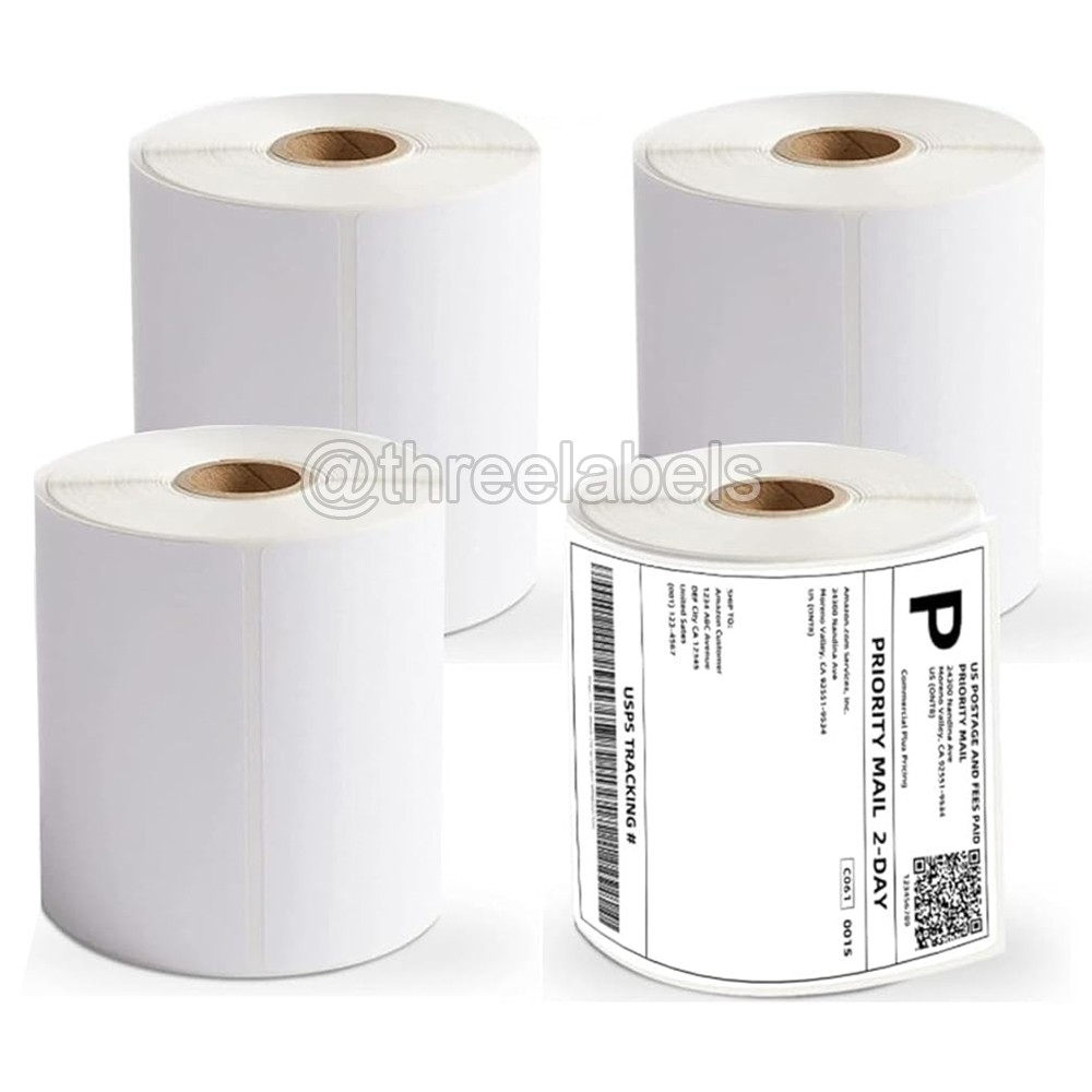 2-40 Rolls 250 Direct Thermal Shipping Labels 4×6 For Zebra Eltron LP2844 ZP-450