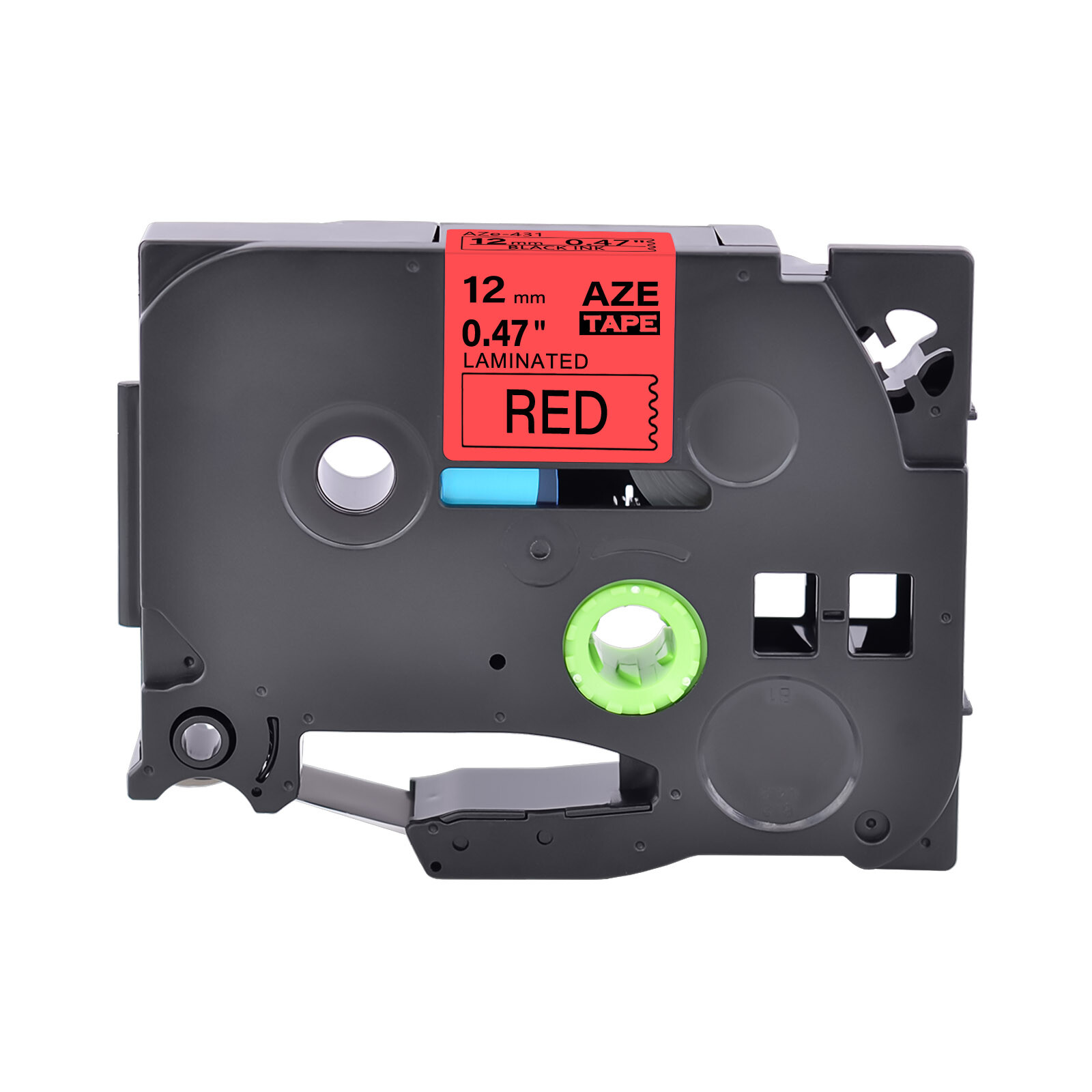 4PK Compatible for Brother TZ TZe 131-631 12mm Clear/White/Red/Yellow Label Tape