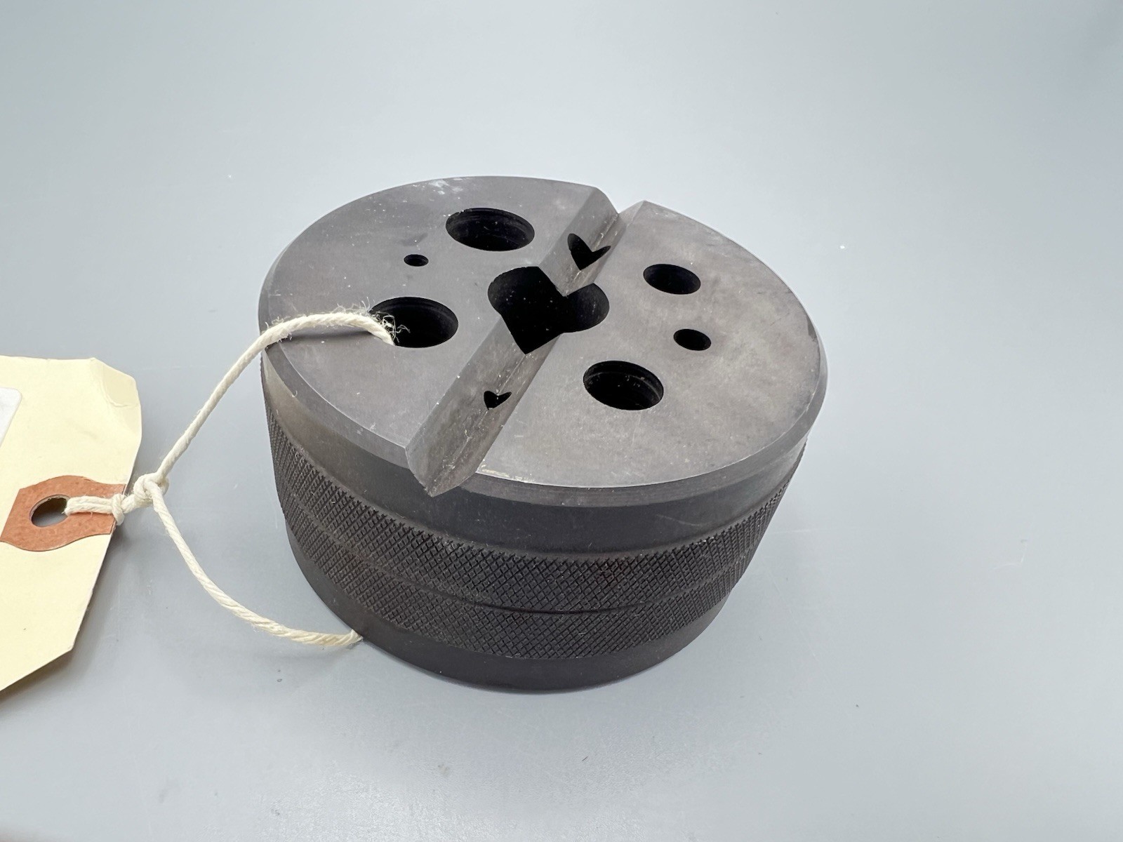 Bench Block MPC Hardened & Ground 9 Hole V-Groove USA 5120-00-240-7308