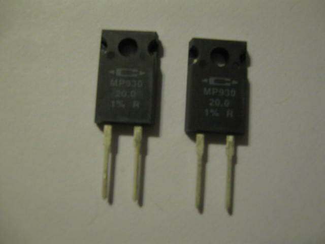 Qty 10 Caddock MP930 Kool-Pak 20.0 Ohm 1% 30W Power Film Resistors TO-220