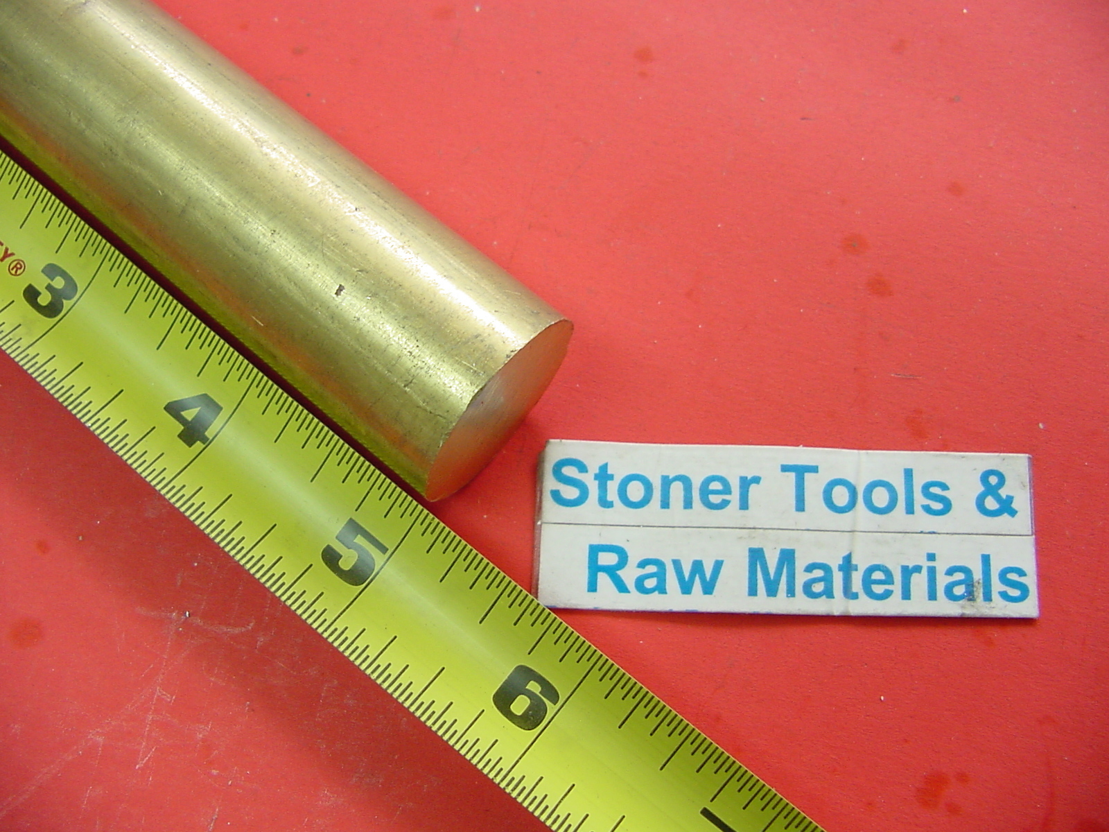 1″ BRASS C360 ROUND ROD 5″ long H02 Solid Brass Bar New Lathe Bar Stock 1.00″ OD