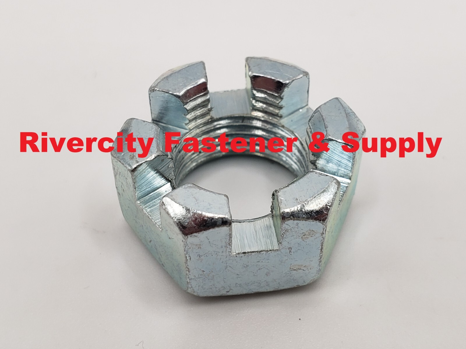 3/4-16 Slotted / Castle Nuts Fine Thread 3/4×16 Nut 3/4″ x 16 Zinc Plated Steel