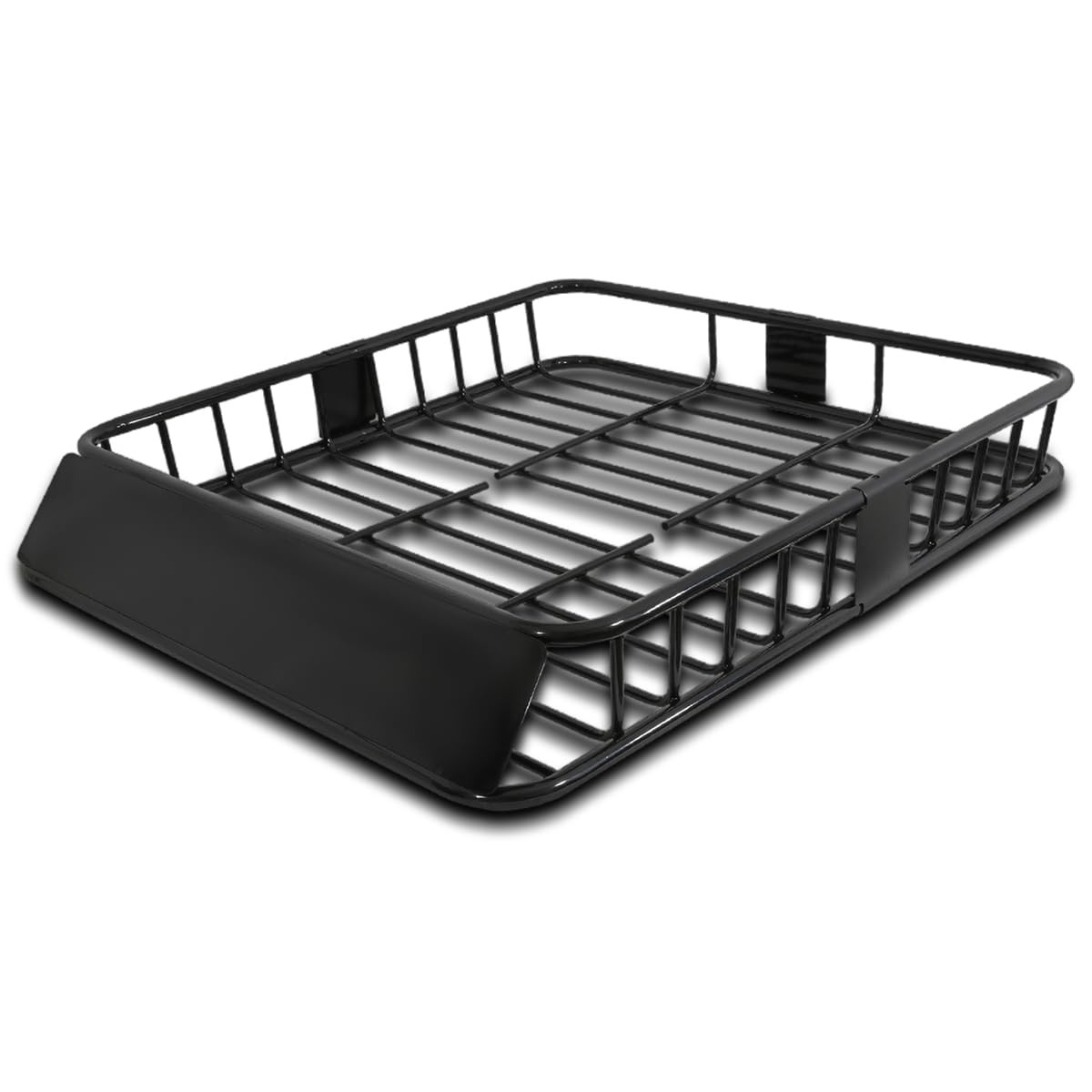 Universal 64 Extendable Roof Rack Cargo Basket Black Steel for SUV Truck Car Van