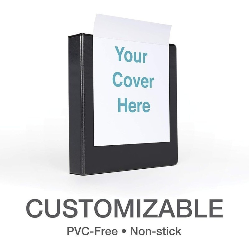 Durable 2 Inch View Binders W/ Easy Open D Rings Extra Storage Notes 4-Pack New