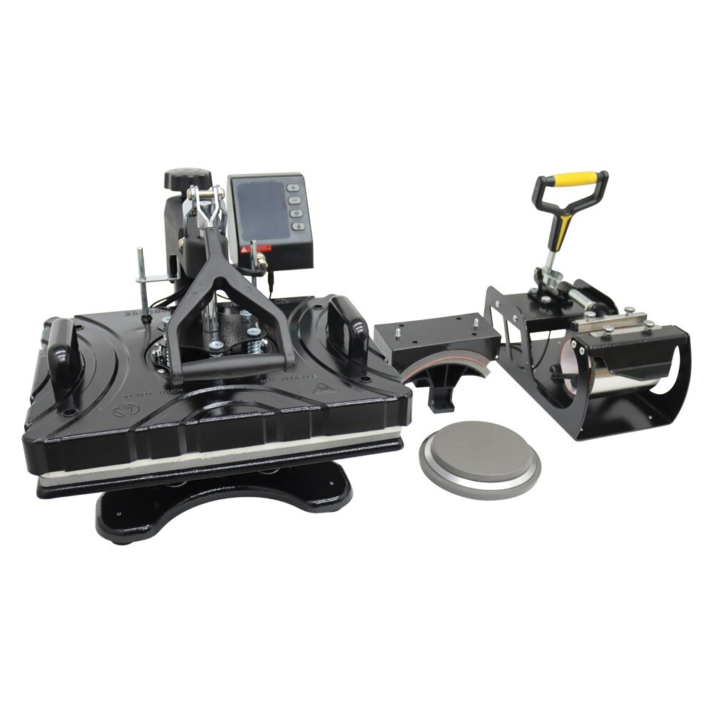 110V 5in1 Multifunctional Professional Digital Heat Transfer Press Machine 12*15