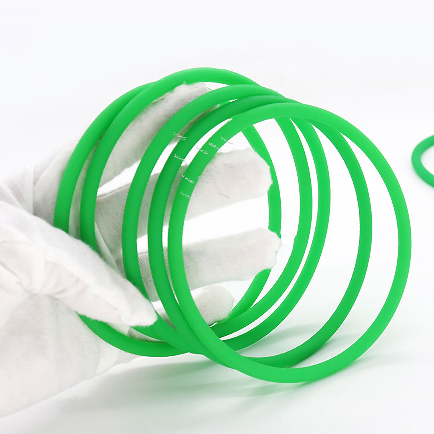 PU Solid Round Belt Polyurethane Close Loop Drive Belting Dia: 2/3/4/5/6/8/10mm