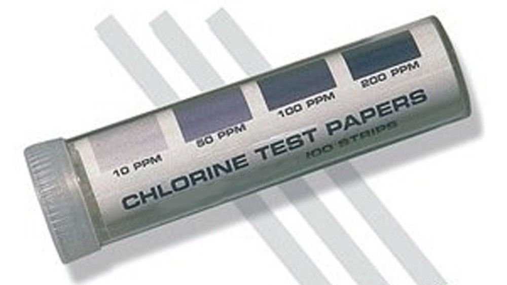 100 PERCISION CHLORINE SANITIZER TEST STRIPS FREE SHIPPING US ONLY