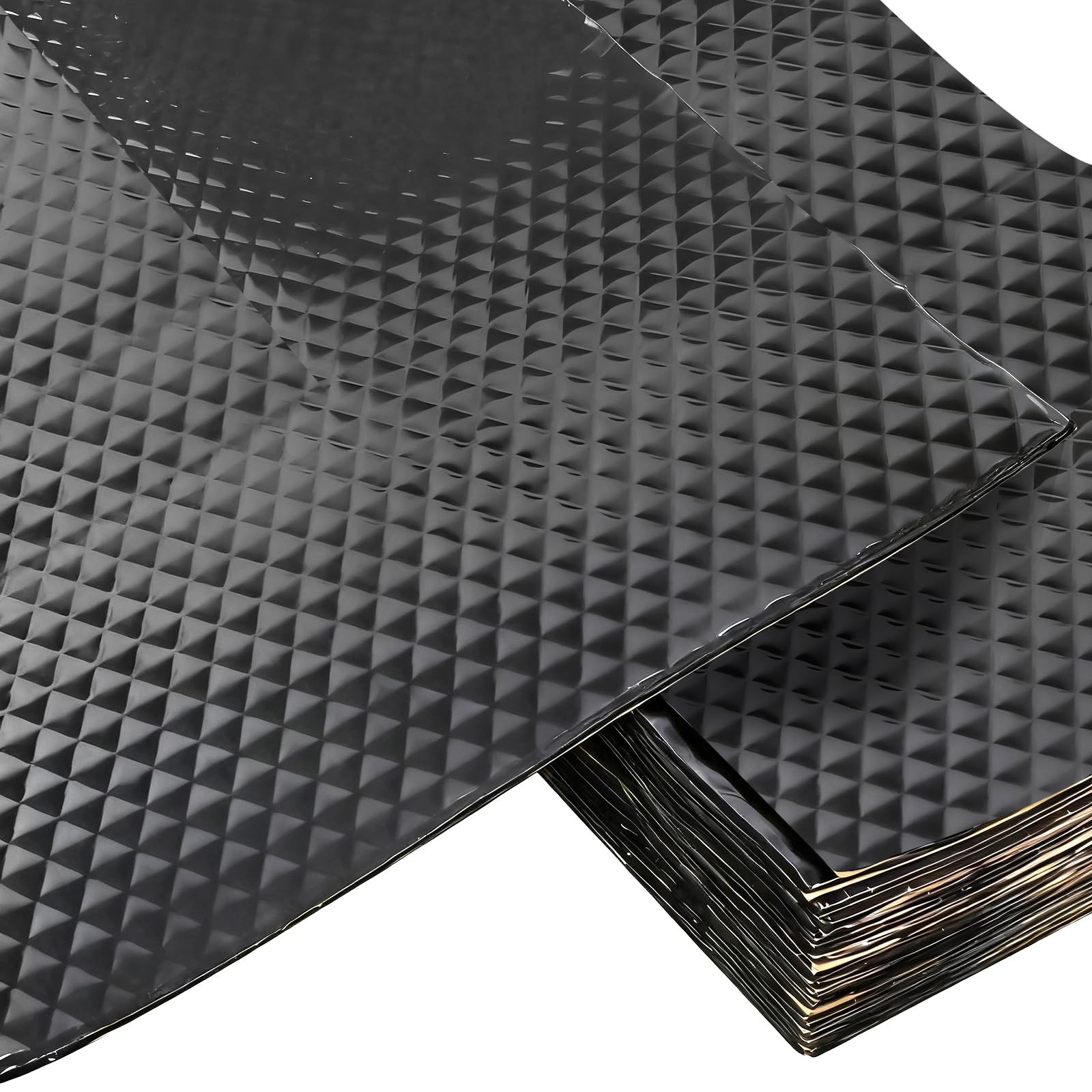 Automotive Sound Deadening Mat, 80 Mil (2mm) 10 Square Feet Butyl Car Silver
