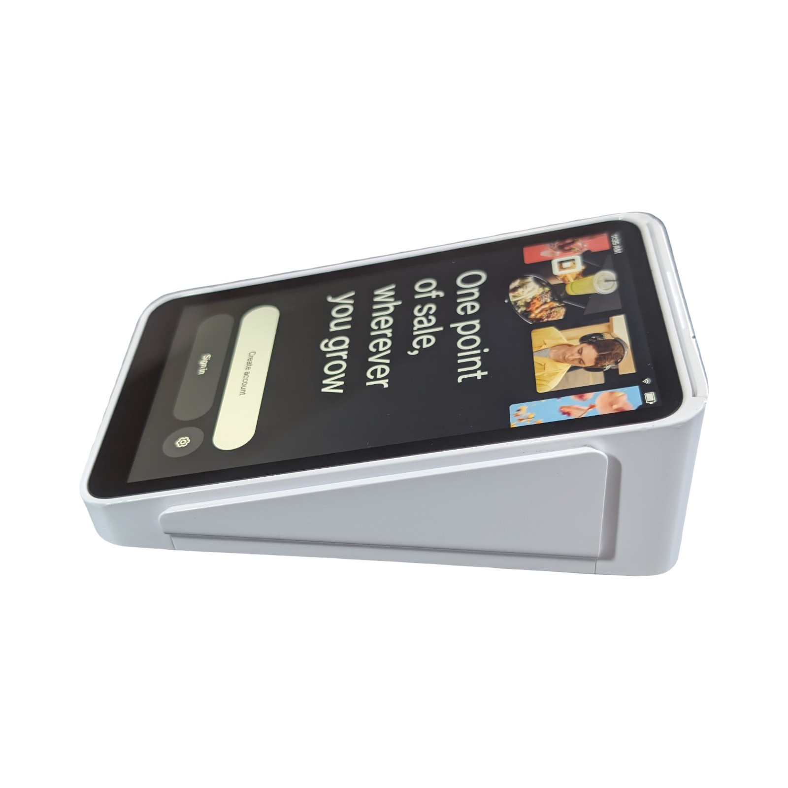 Mm6Ux Square Credit Card Terminal A-SKU-0584 Used Missing Back Cover