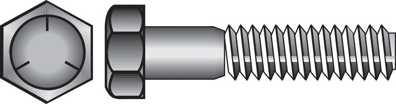 HILLMAN 3/4 in. 6 in. Heat Treated Zinc Steel Hex Head Cap Screw