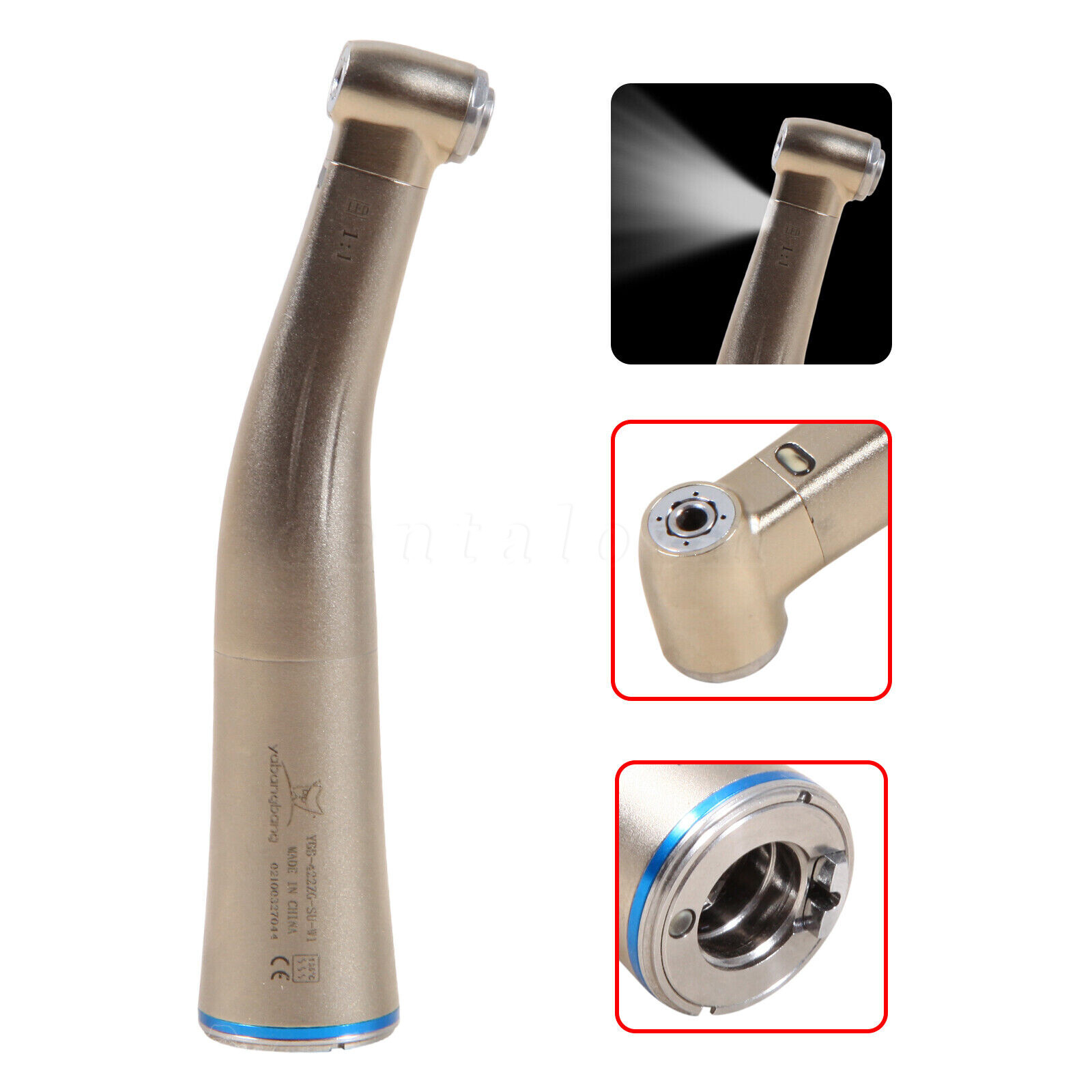 NSK Ti-Max Z25L Dental Contra-Angle Electric Handpiece Attachment 1:1 Ratio