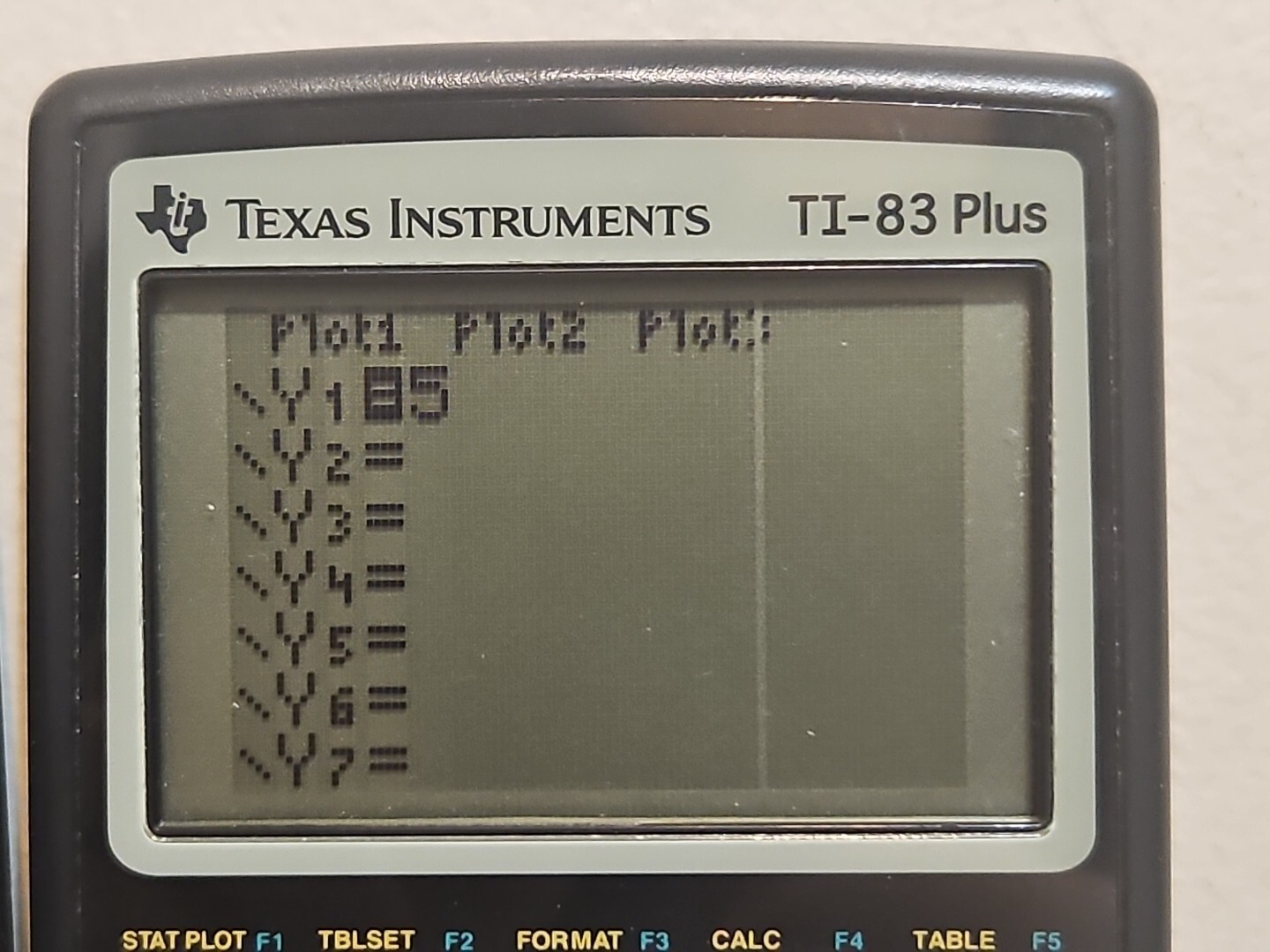 TI-83 Plus Texas Instruments Graphing Calculator w Battery Cover SMALL LINE