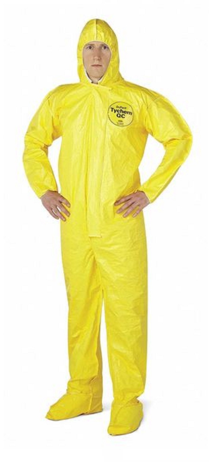 Dupont Tyvek Tychem QC122S Chemical Hazmat Coverall Suit ALL Sizes MD-6XL
