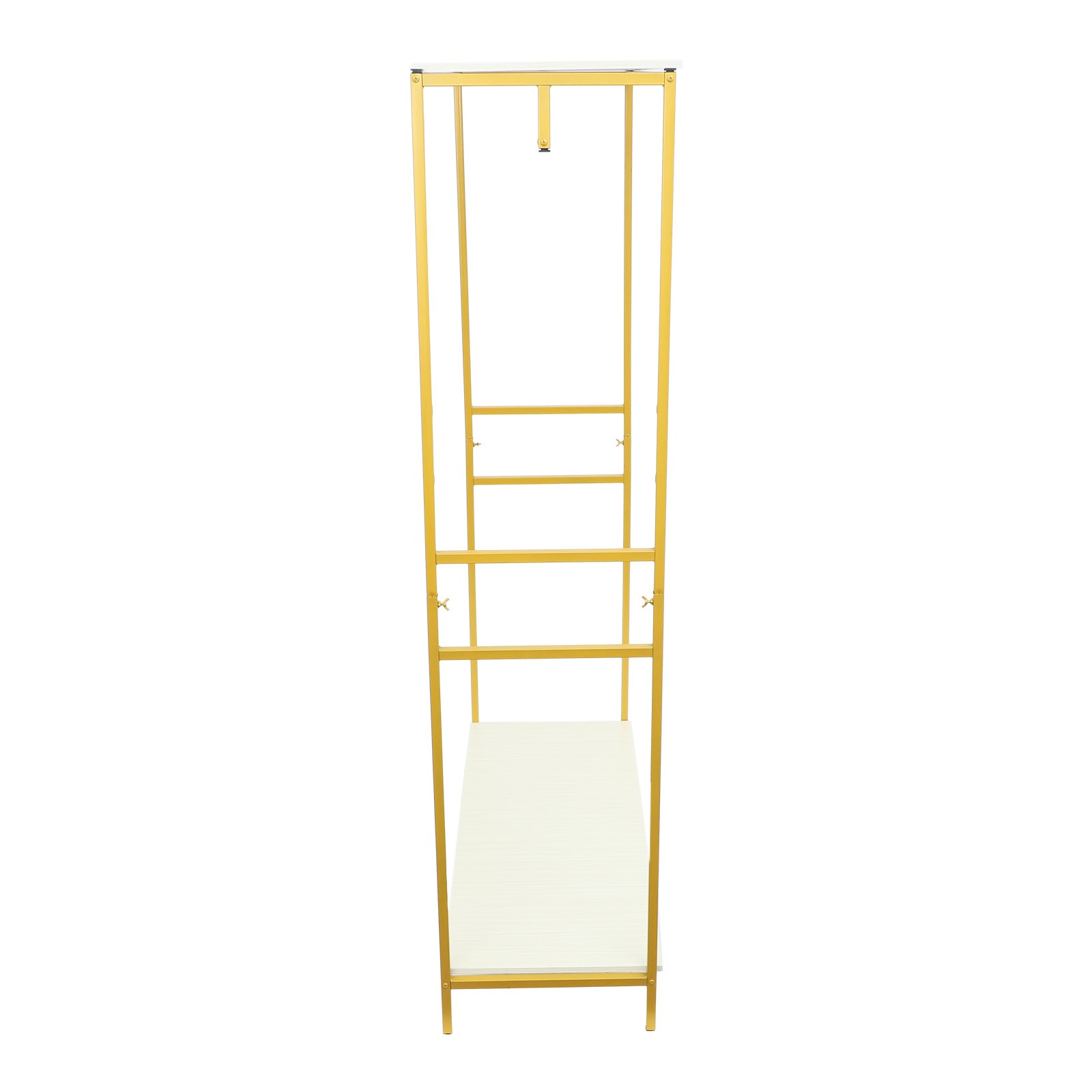 120*45*190cm Clothing Display Rack 20mm Square Tube Garment Rack For Shop & Home