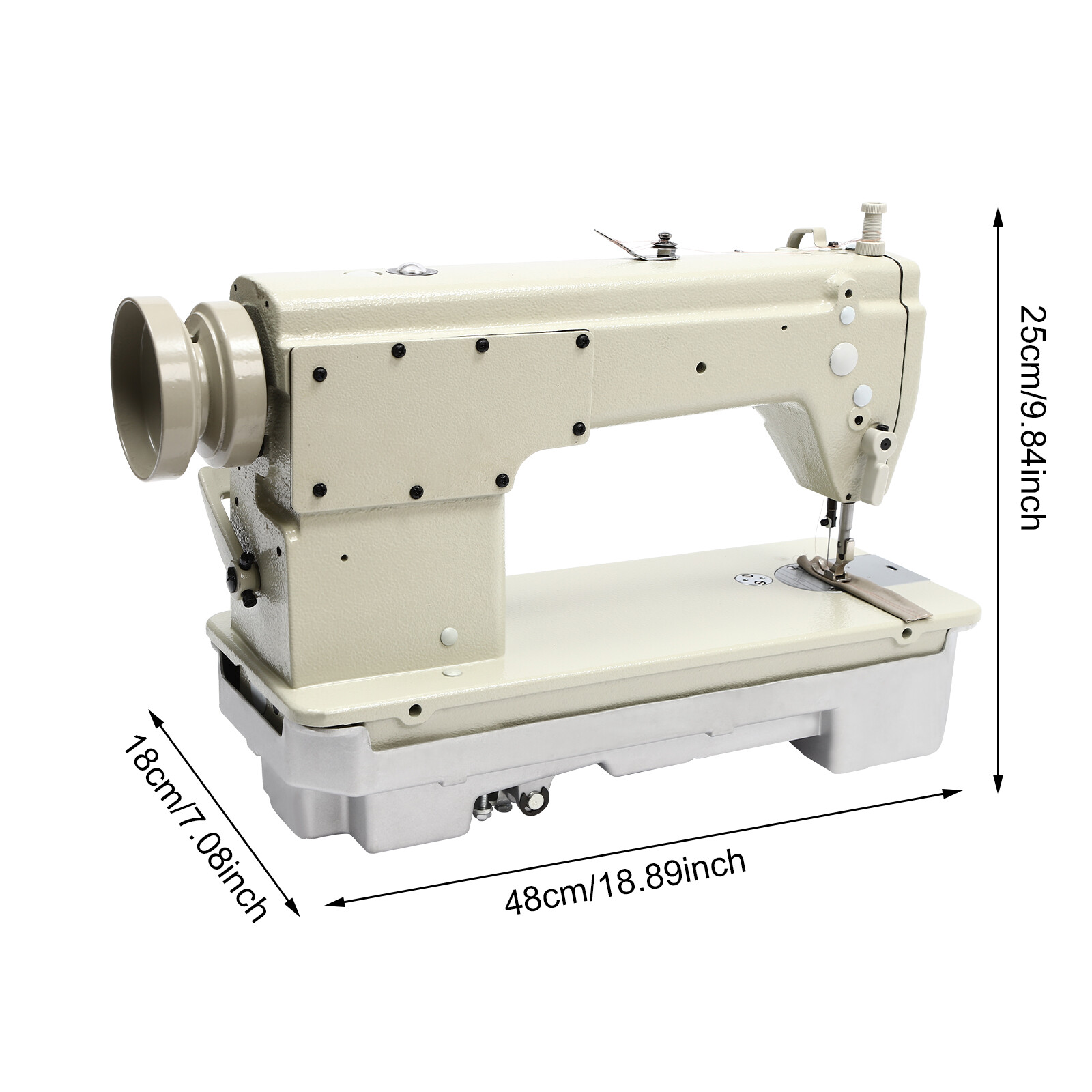 Industrial Sew Machine Head Straight Stitch Heavy Duty Sewing Machine