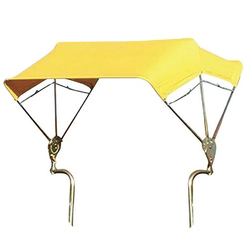 3-Bow Tractor Canopy with Frame Fender Mount 48″ – Yellow