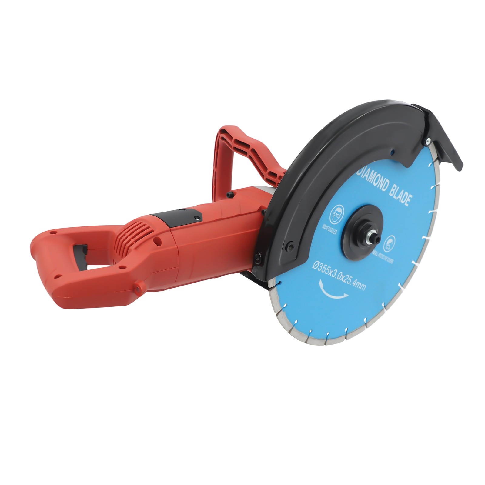 14″ Circular Electric Demo Saw Concrete Saw Cutter Wet Dry Masonry Cut Saw