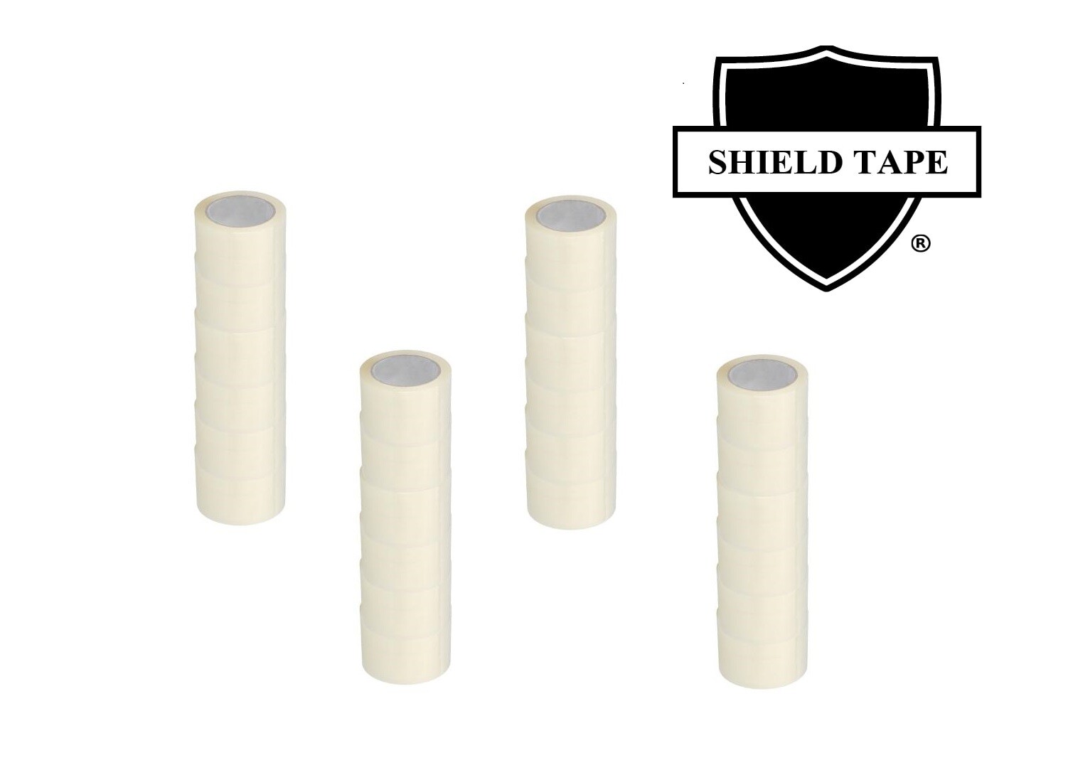 Clear Packing Packaging Carton Sealing Tape 3″ x 100 Yards 1.6 Mil (24 Rolls)
