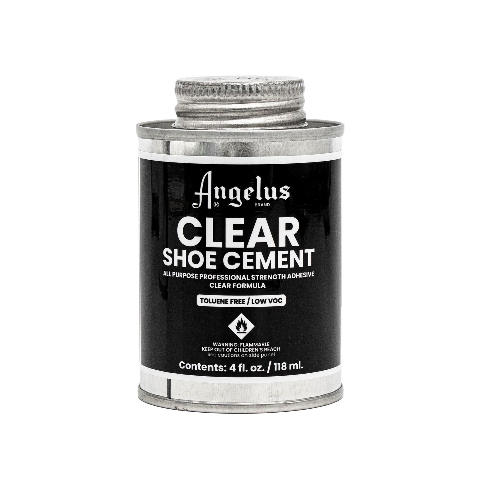 Angelus Clear Shoe Cement, 4oz can (992-04-000)