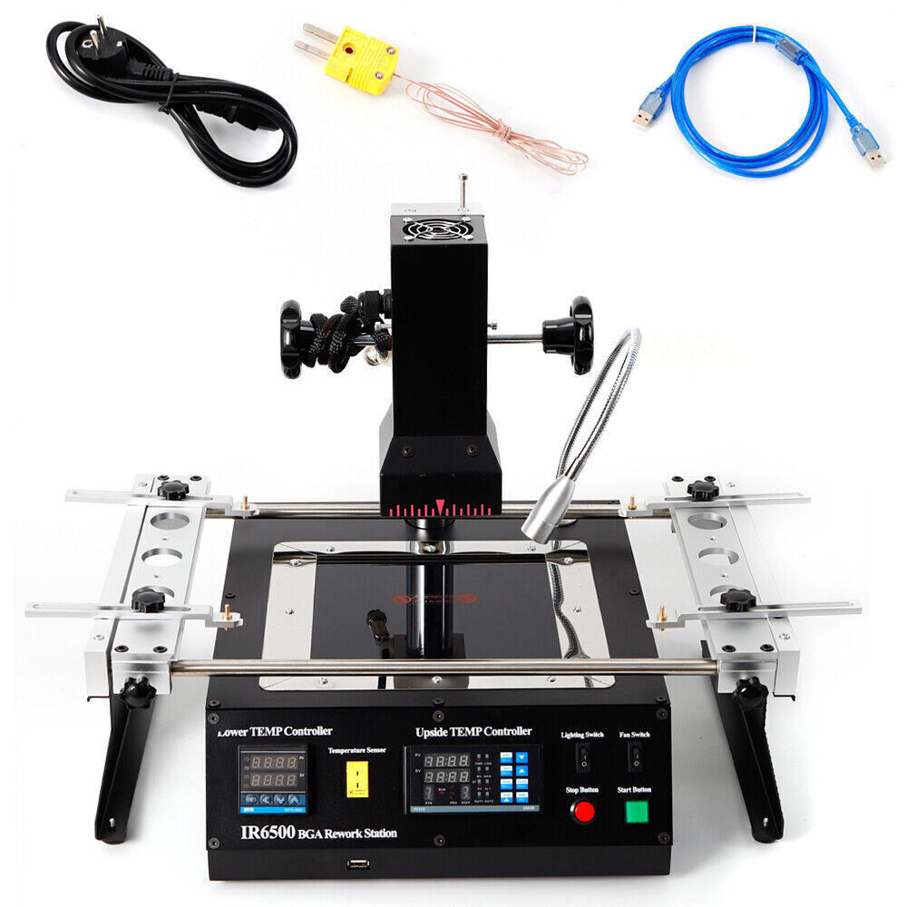BGA Rework Station IR6500/T862++ IRDA Welder Infrared SMT SMD Reballing Station