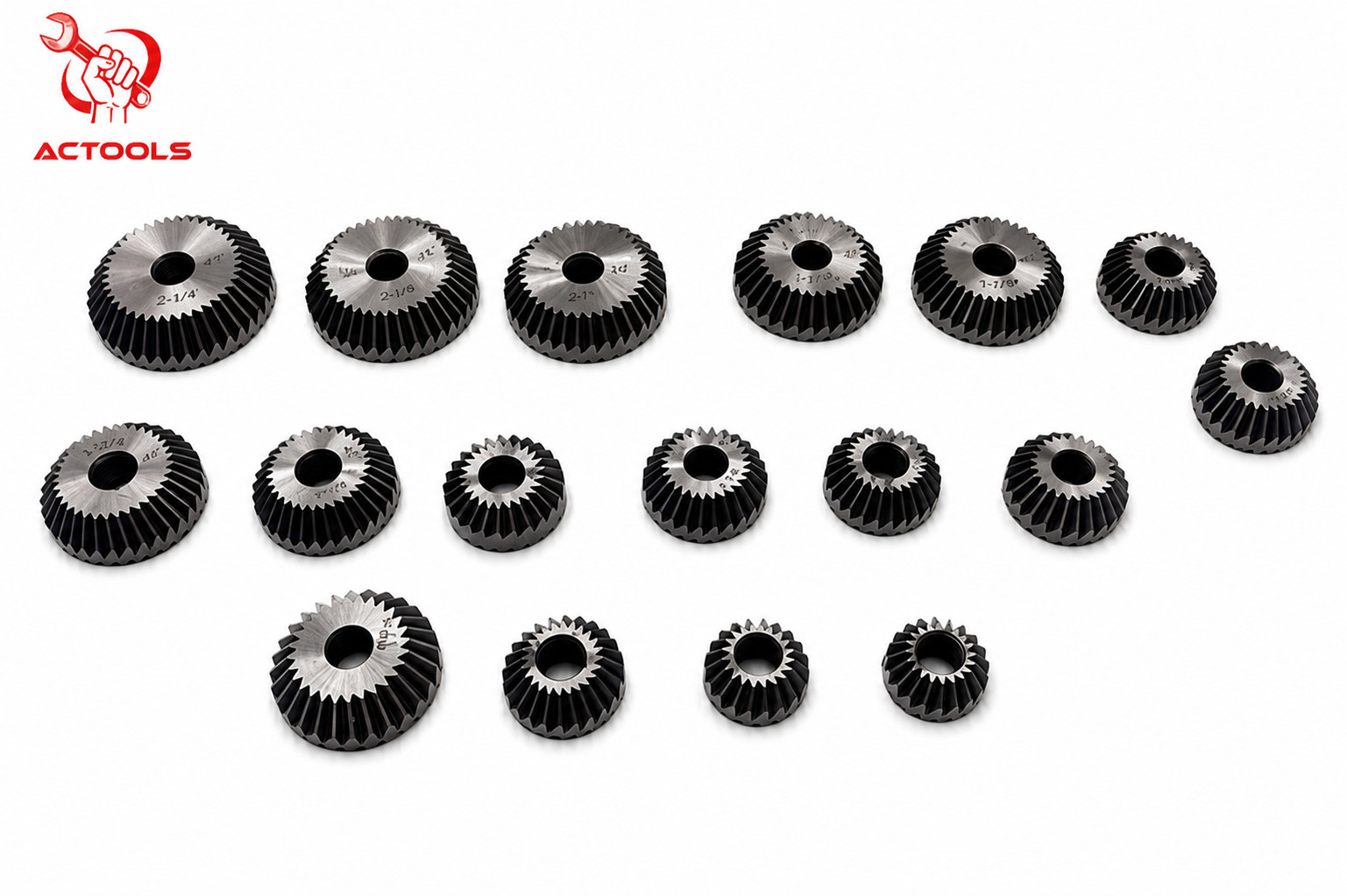 24 Pcs Valve Carbon Steel Face HCS Cutter Set USA Shipping ACTOOLS