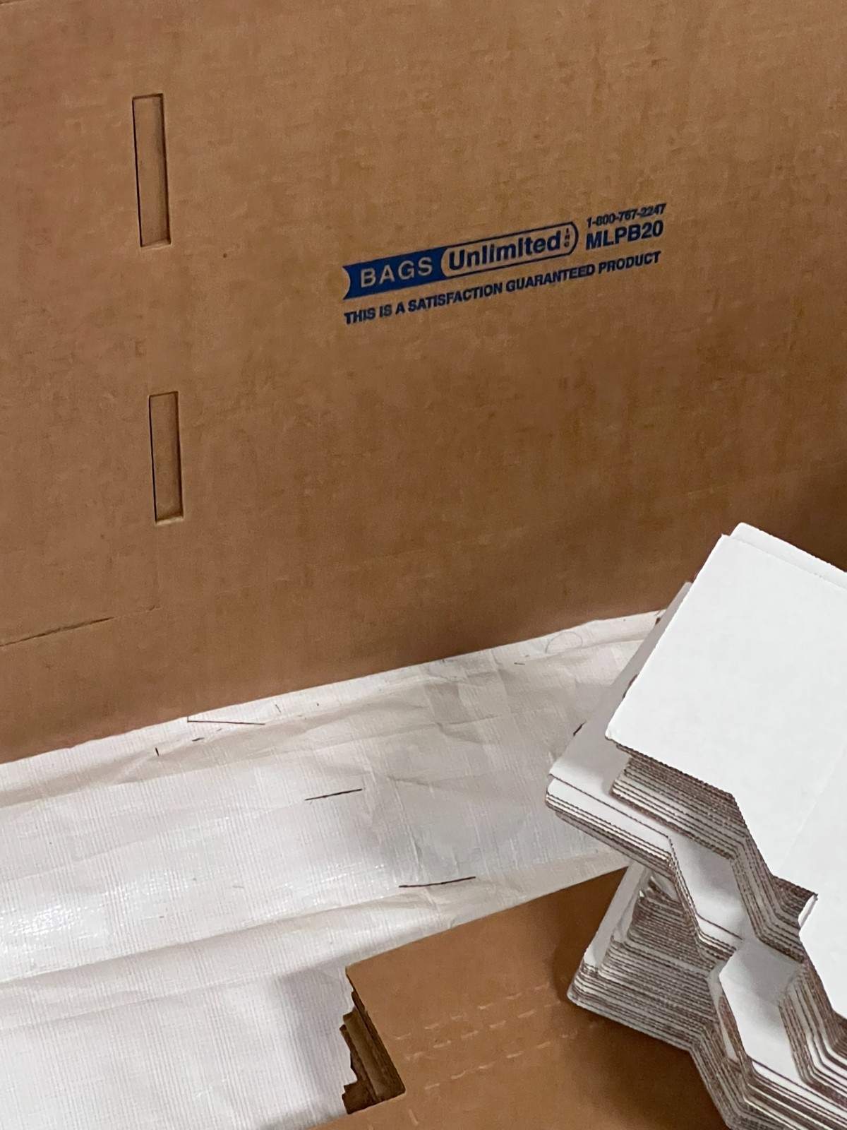 Lot of NEW “Bags Unlimited” Vinyl Record Mailer Boxes plus Shipping Fillers