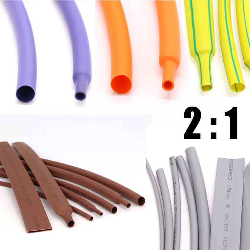 1mm – 50mm Heat Shrink Tubing 2:1 Electrical Sleeving Cable Wire Heatshrink Tube