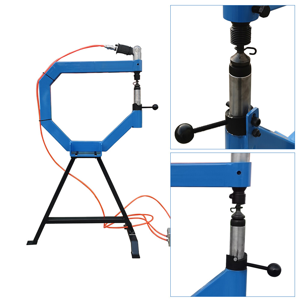 4Inch Pneumatic Planishing Hammer Airpress Tool w/ Cast-Iron Stand, Anvil 1/2/3″