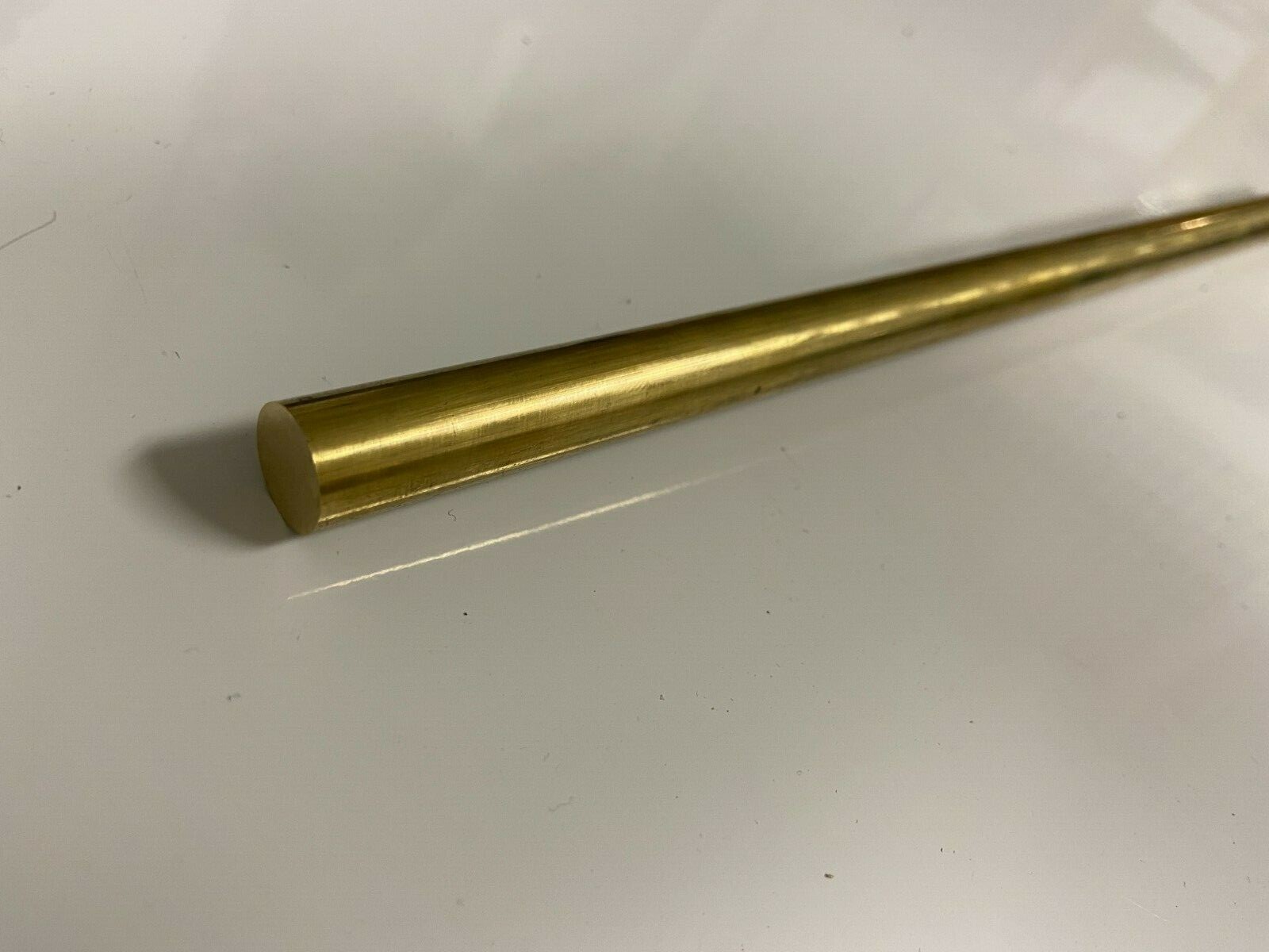 (1) 1/2″ C360 BRASS SOLID ROUND ROD 36″ long New Lathe Bar Stock 1/2 Hard