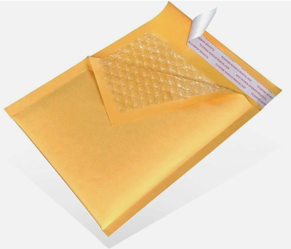 250 #0 6×10 Kraft Paper Padded Bubble Envelopes Mailers Shipping Case 6”x10”