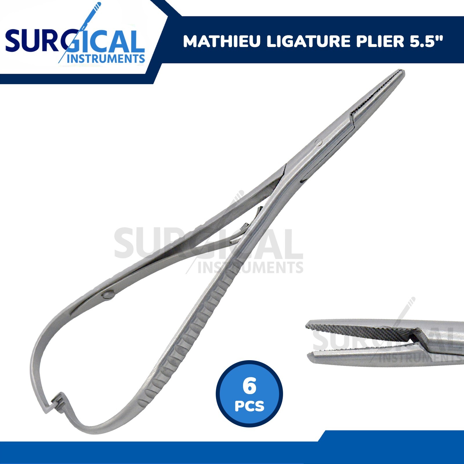6 Pcs Mathieu Pliers 5.5″ Orthodontic Dental Instruments Orthopedic German Grade