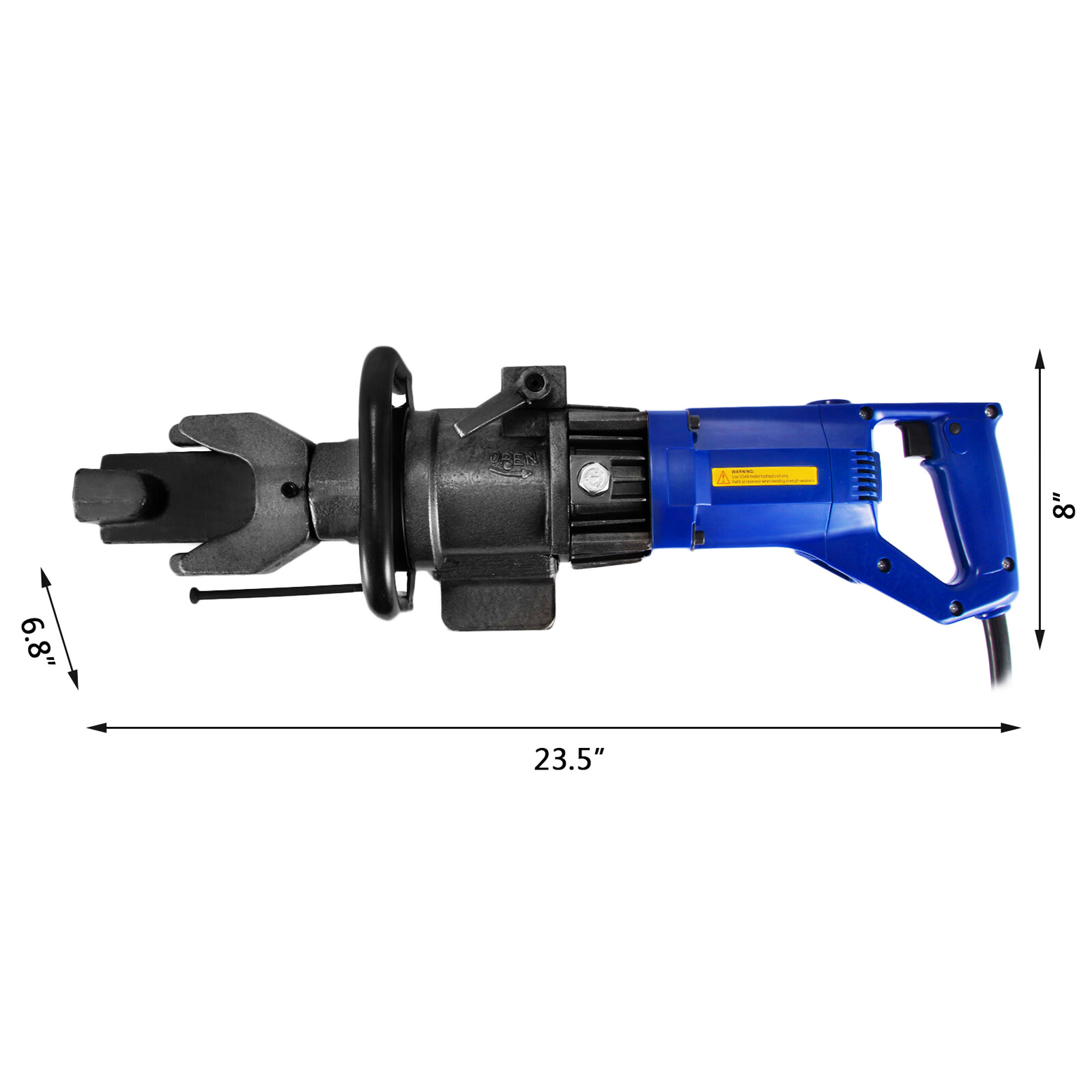 VEVOR Rebar Bender 900W RB16mm( 5/8″)Electric Hydraulic Hand Held 0°-130°Bending