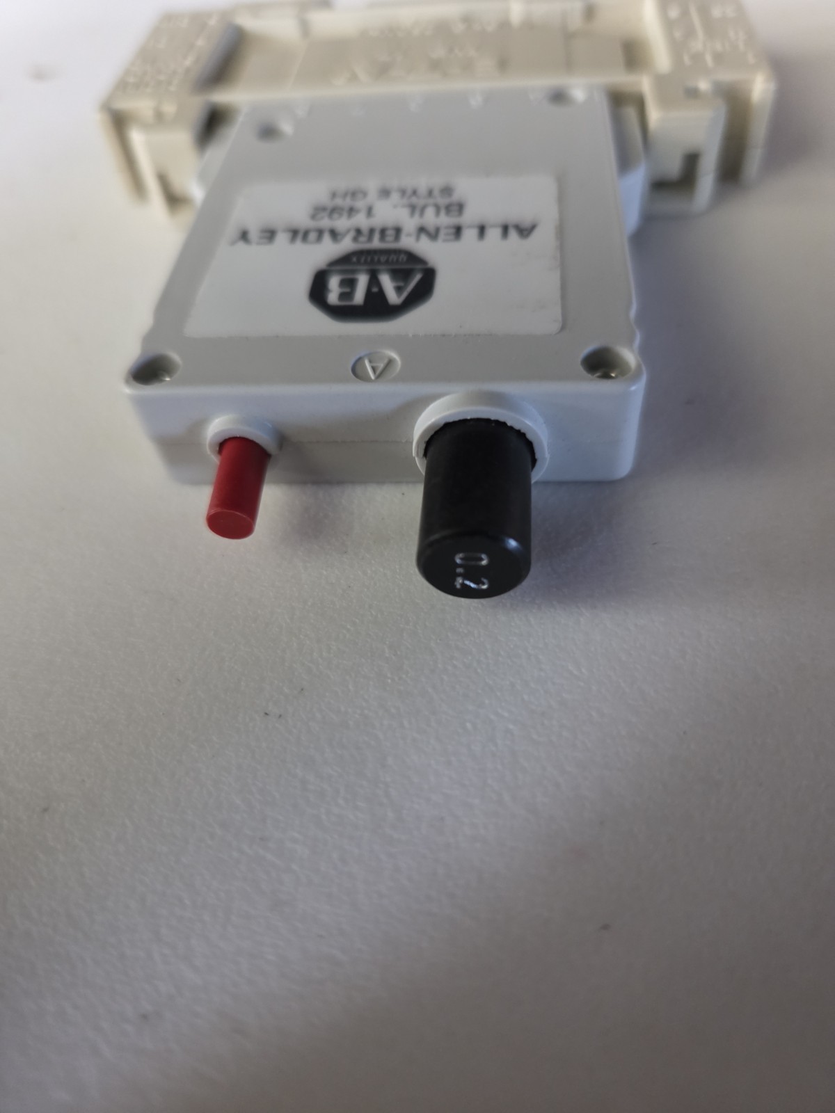 Allen Bradley Single Pole Circuit Breaker .2 AMP 1492-GHA002 Ser. A Tested