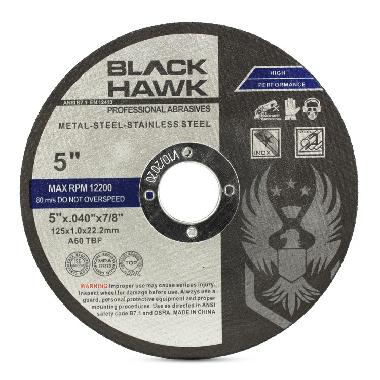 100 Pack 5″x.040″x7/8″ Cut-off Wheel – Metal & Stainless Steel Cutting Discs