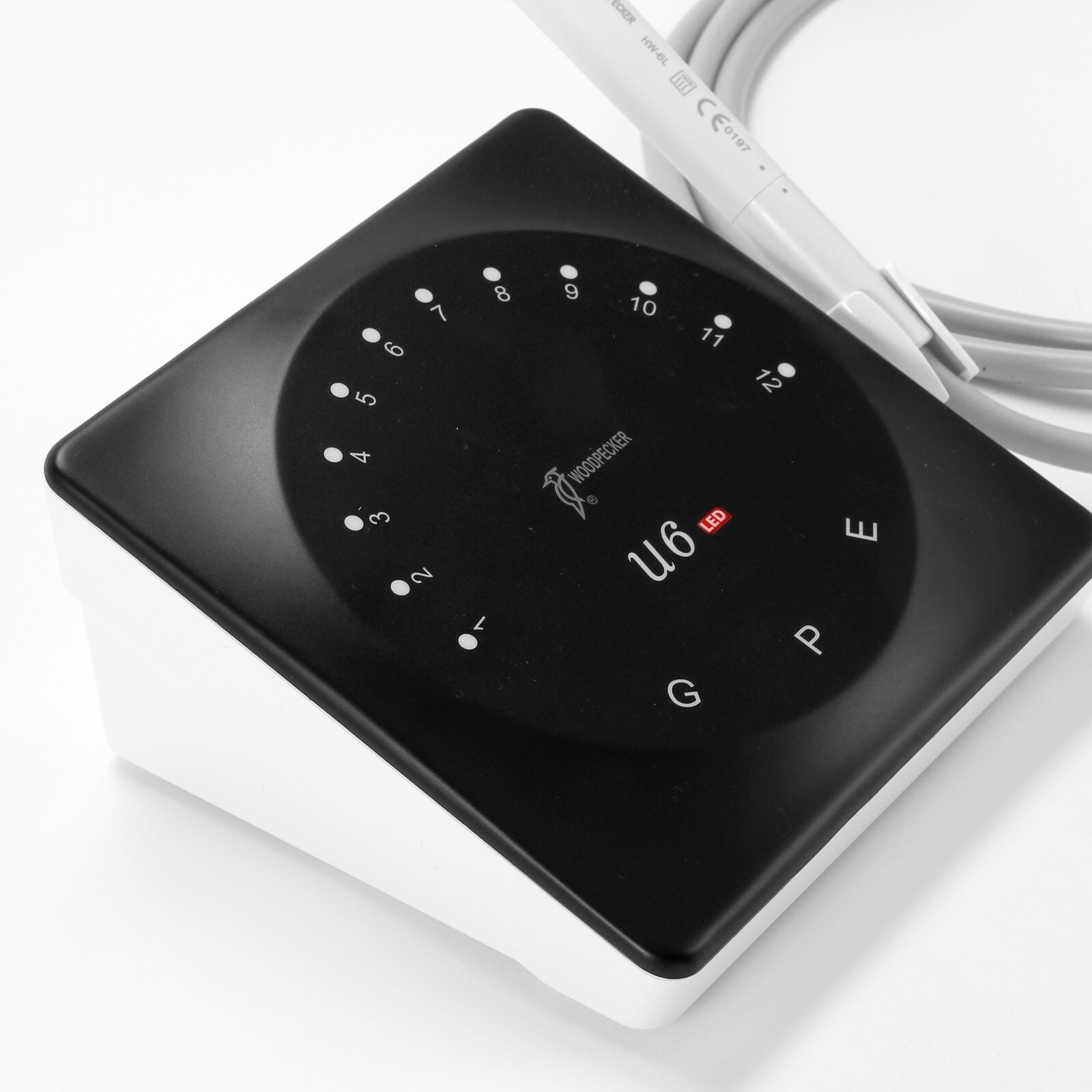Woodpecker U6 LED Dental Ultrasonic Scaler Scaling Perio Endo Handpiece + 7 Tips
