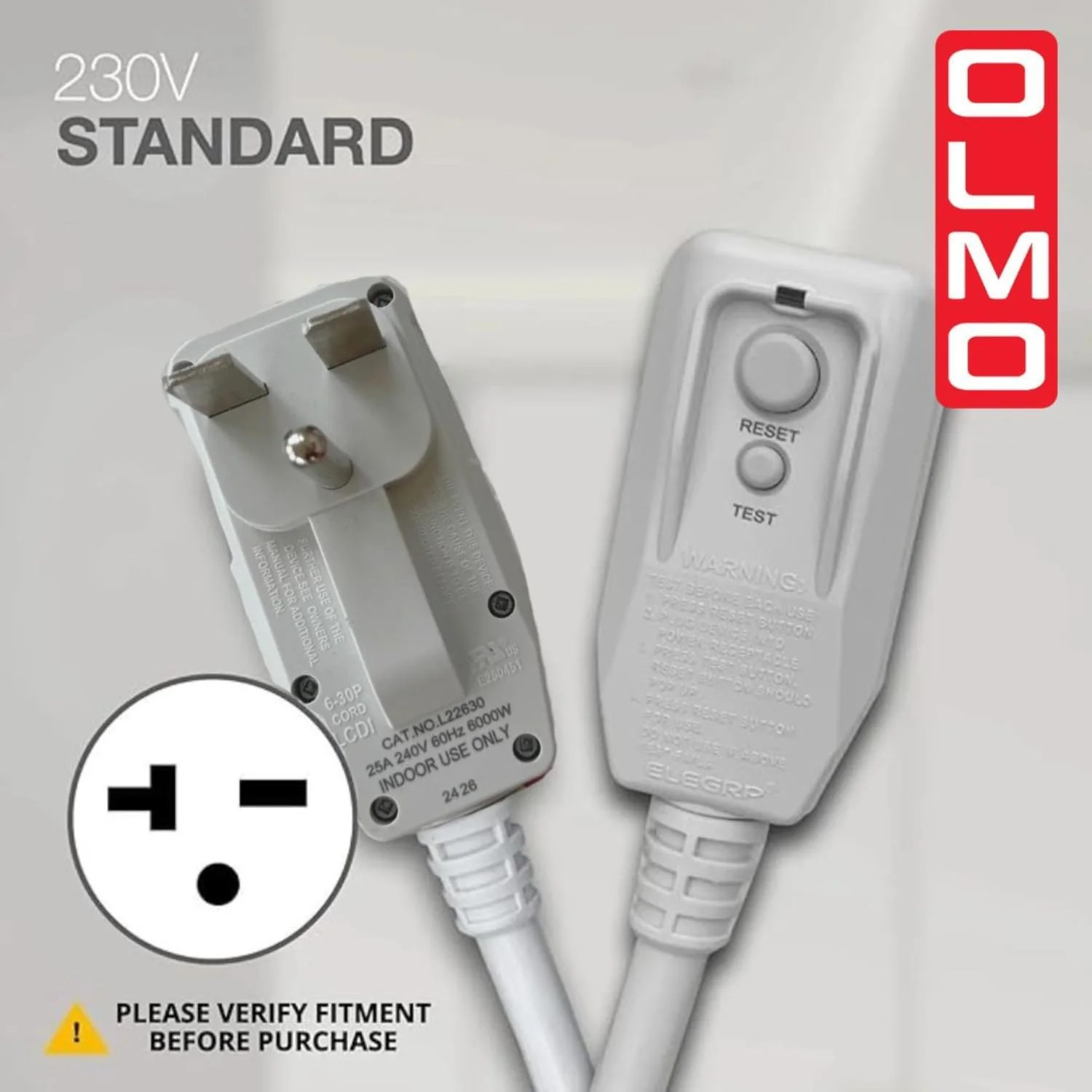 OLMO 9,000 BTU Smart PTAC AC w/ Heat Strip 230V PTHP Heating & Cooling W/ Remote