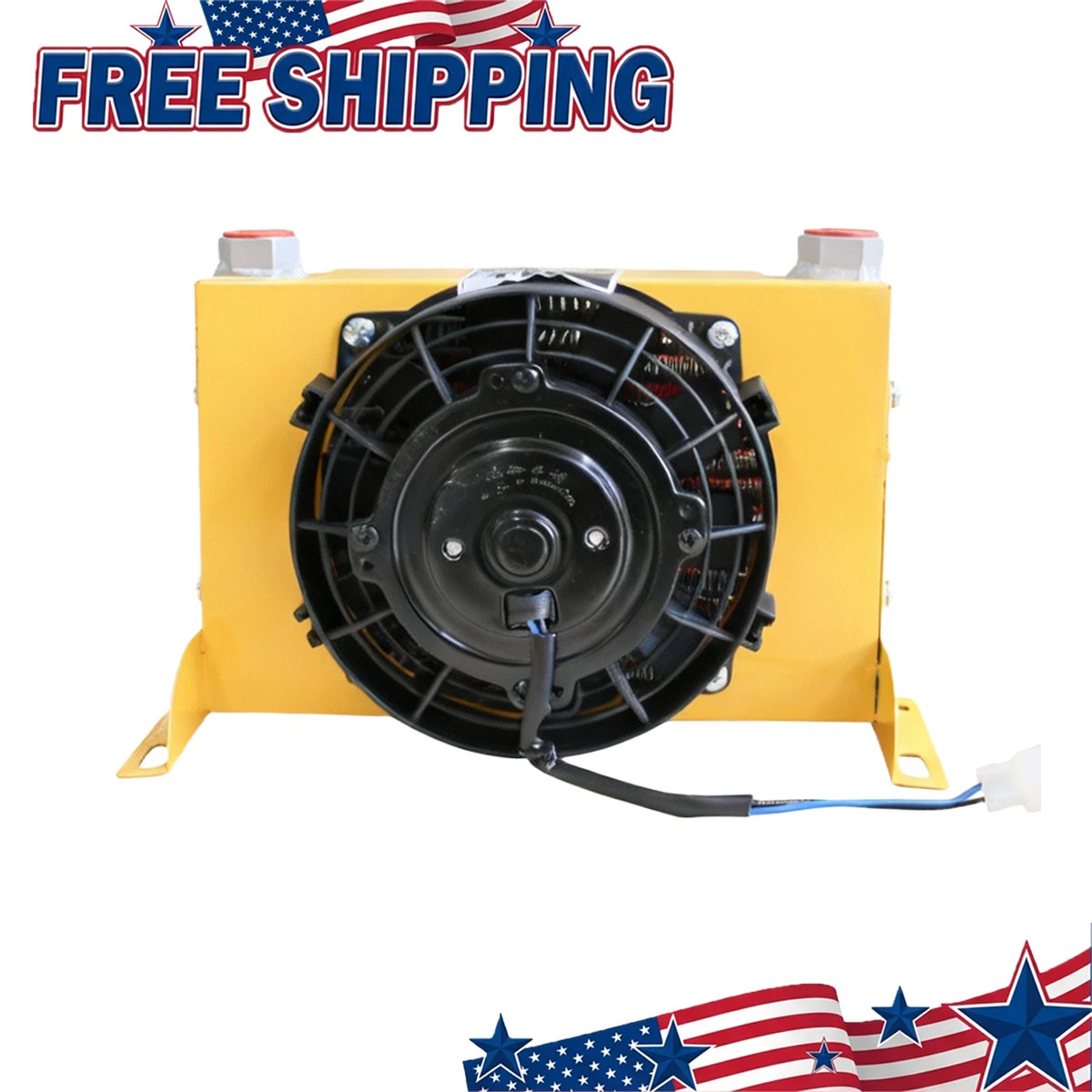 NEW DC12V Hydraulic Oil Cooler AH1012T (Air-Cooled Radiator) 40L/min FREE SHIP